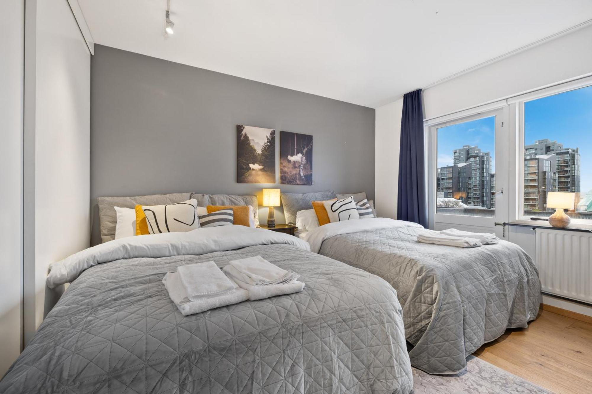 Penthouse Apt On The Shopping Street-Free Parking Reykjavík Esterno foto